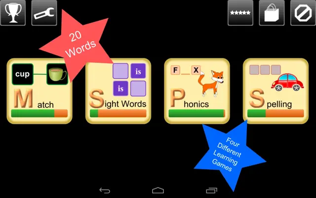 Kindergarten Kids Words Lite android App screenshot 4